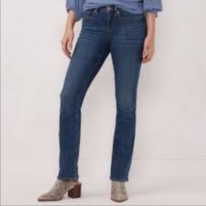 LC Lauren Conrad slim straight leg jeans 👖